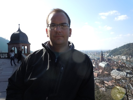 Doug - view of Heidelberg in the background